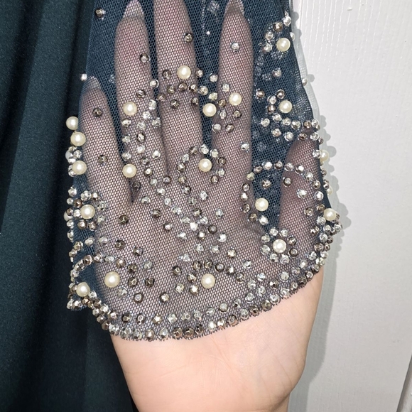 Pine Green color dress - Picture 6 of 8